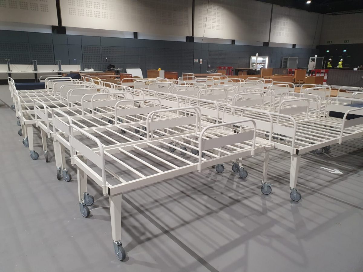 150 Emergency Beds produced for NHS Nightingale NW MIG